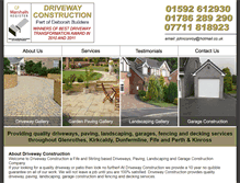 Tablet Screenshot of driveway-construction.co.uk